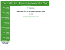Tablet Screenshot of europe.wlcchoir.org